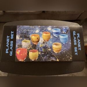 ThinkGeek Planetary Glass Set NWT